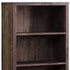 11.75" x 23.75" x 47.5" Cappuccino Particle Board Adjustable Shelves Bookshelf